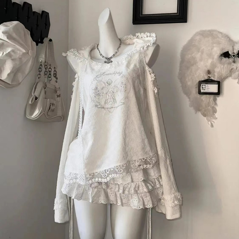 Winter Clothing Stores - 여성용 귀여운 로리타 스타일 스커트 세트,