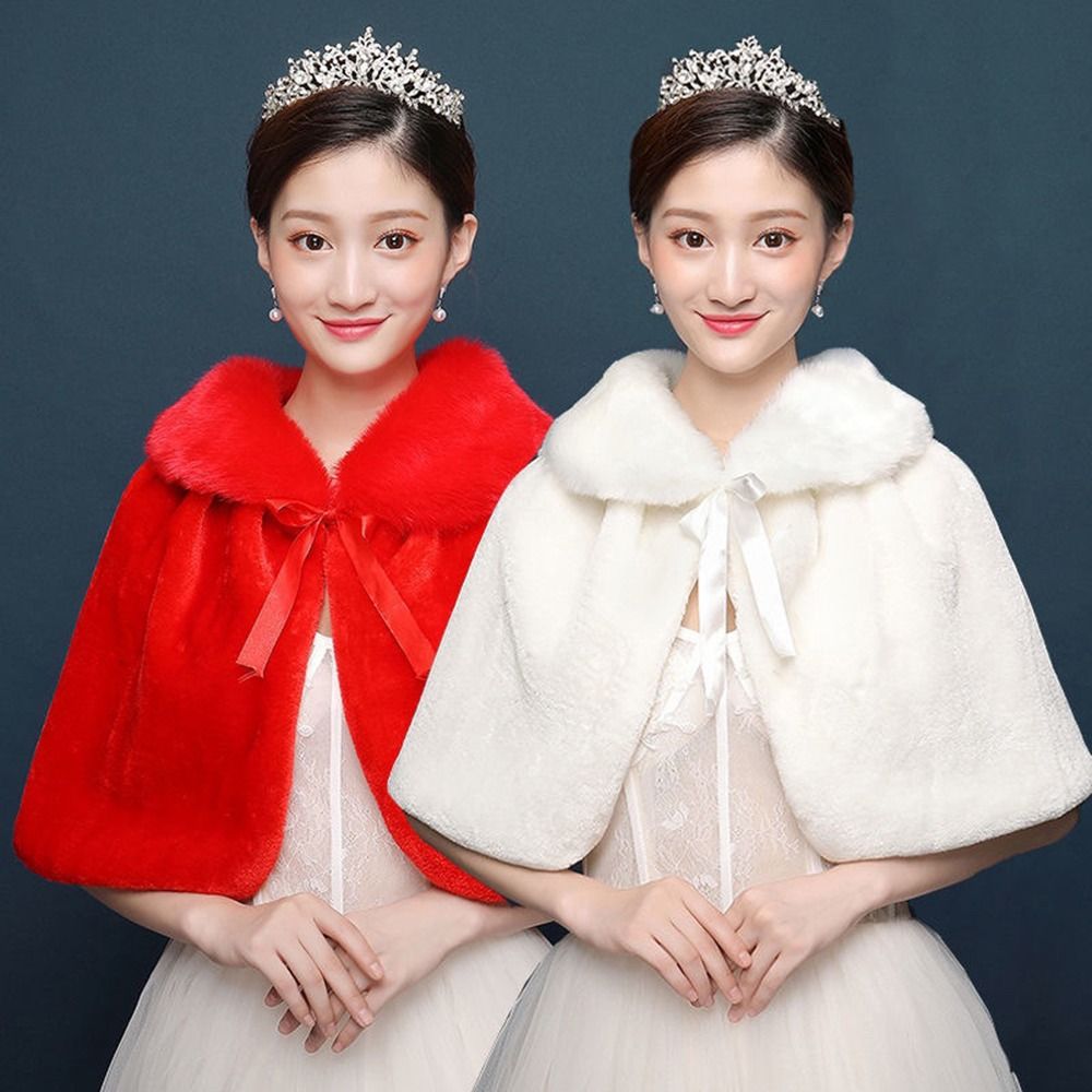 Winter Clothing Stores - 화이트 여성용 겨울 두꺼운 플러시 랩