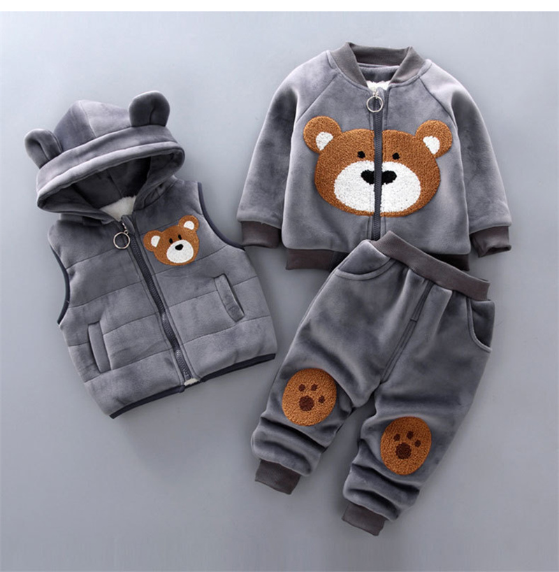 Winter Clothing Activity - 겨울 아기 ​​의류 세트 가을 소년
