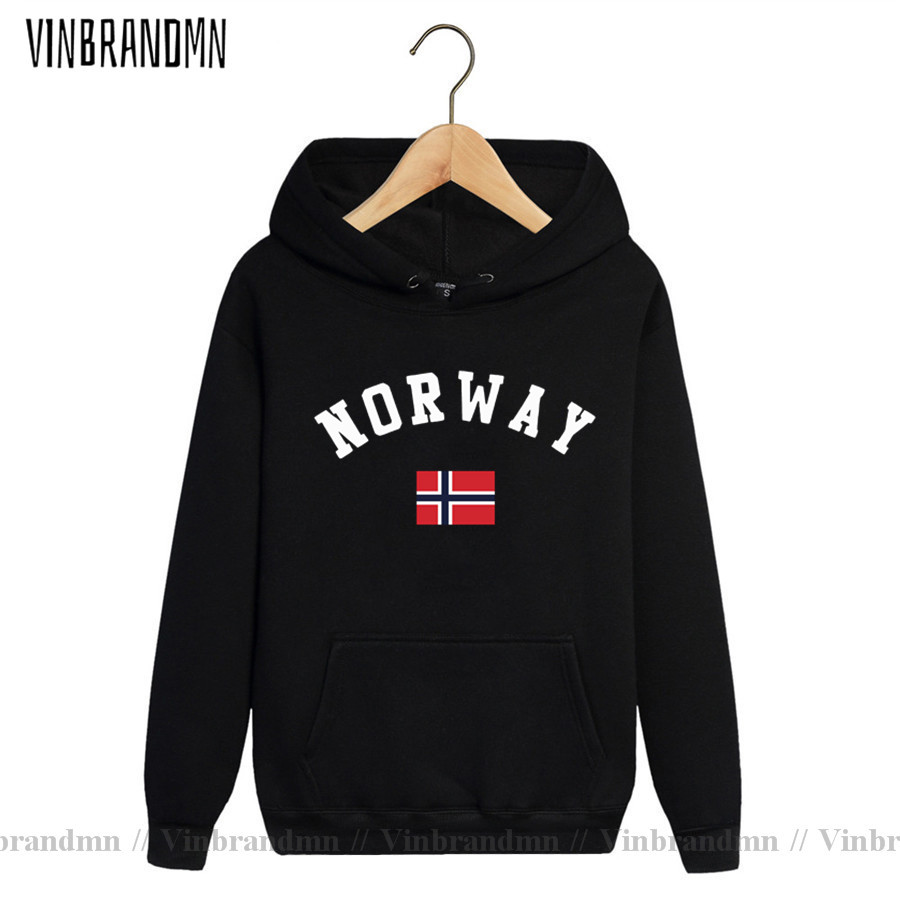 Winter Clothing Norway - 2023 최신 노르웨이 국기 남성 후드