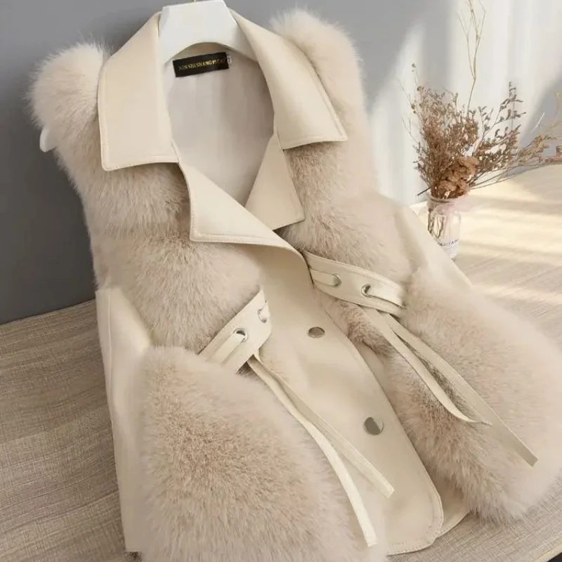 Winter Clothing On Sale Women'S - 여성용 단색 레이스 업 조끼, 따뜻한