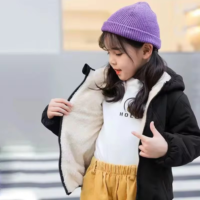 소년 소녀 두꺼운 다운 코트 겨울 플러스 벨벳 따뜻한  - Winter Clothing Activity 리뷰 및 가격