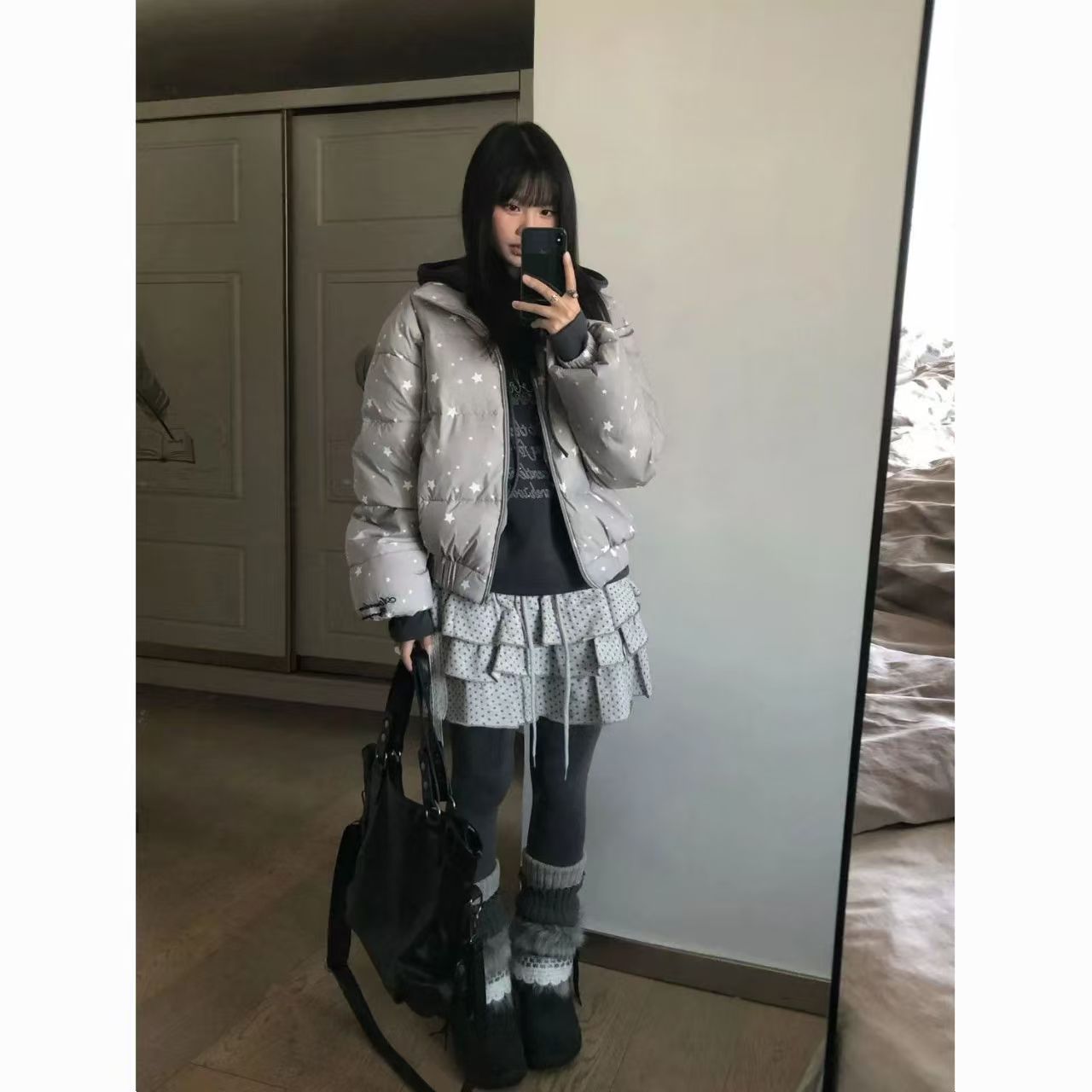 퍼퍼 파카 여성 의류 플랫 어반 퓨어 레귤러 라이닝 심 - Winter Clothing Activity 리뷰 및 가격