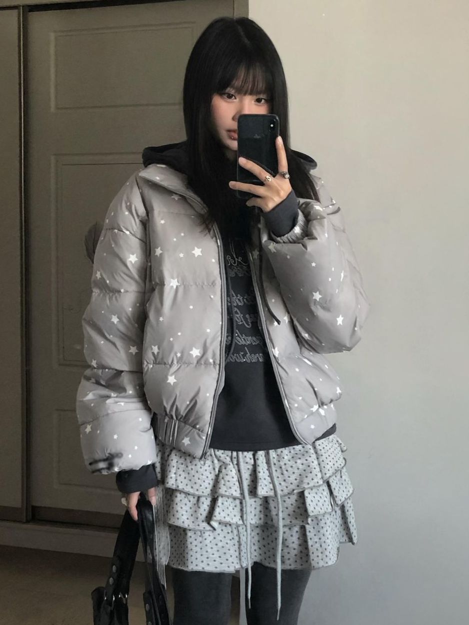 퍼퍼 파카 여성 의류 플랫 어반 퓨어 레귤러 라이닝 심 - Winter Clothing Activity 리뷰 및 가격