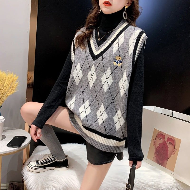 여성용 레드 니트 조끼 민소매 겨울 2025 미학 여행 - Winter Clothing Trends For Women 리뷰 및 가격
