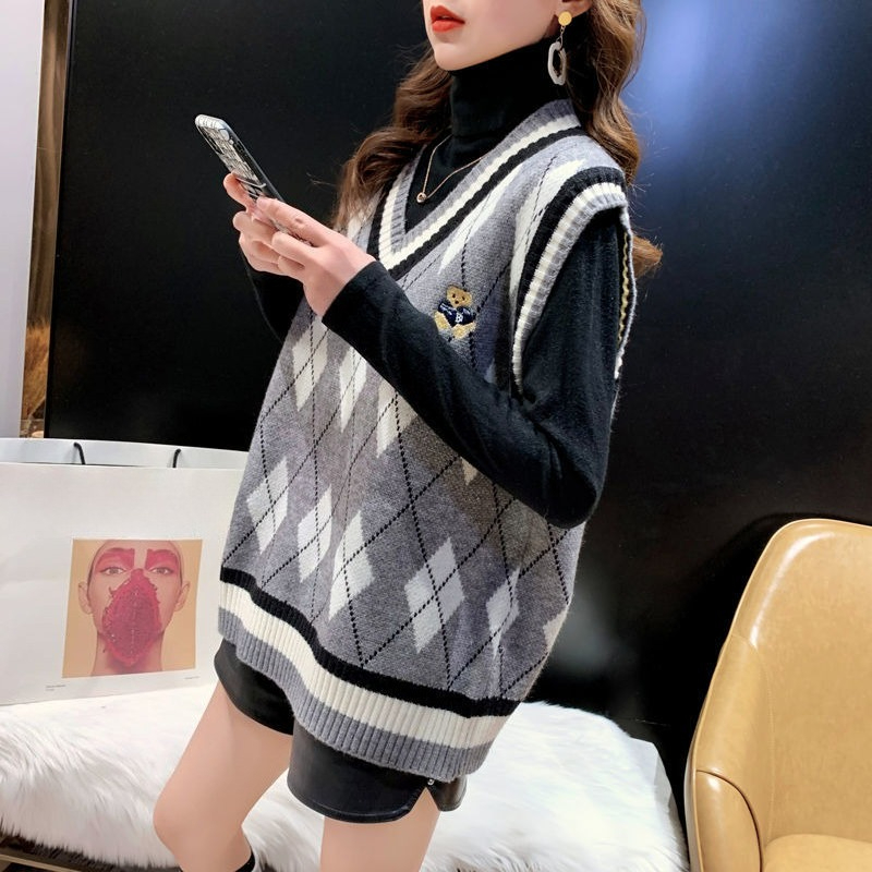 여성용 레드 니트 조끼 민소매 겨울 2025 미학 여행 - Winter Clothing Trends For Women 리뷰 및 가격