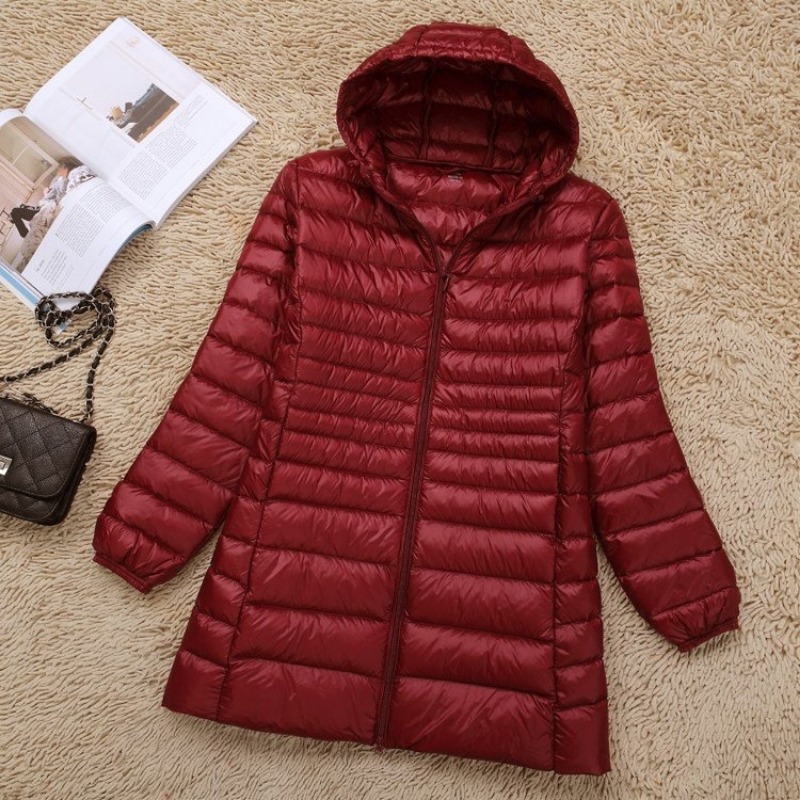 플러스 사이즈 5XL 6XL 7XL 여성용 후드 퍼퍼  - Winter Clothing Stores 리뷰 및 가격