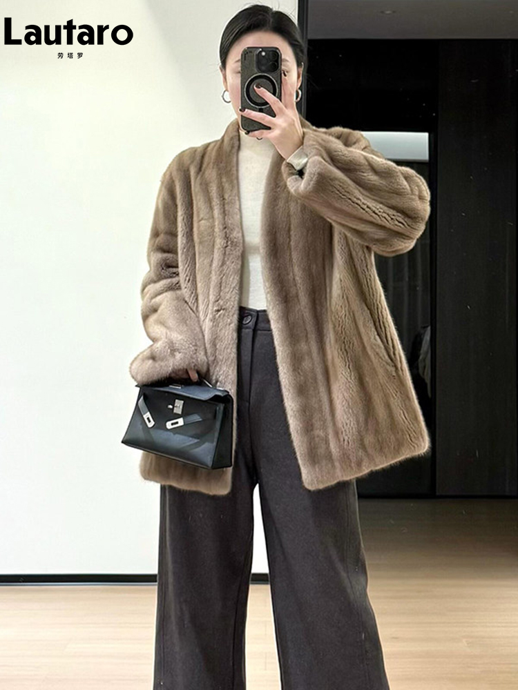 라우타로 가을 겨울 두꺼운 따뜻한 인조 밍크 퍼 코트  - Winter Clothing Trends 2026 리뷰 및 가격