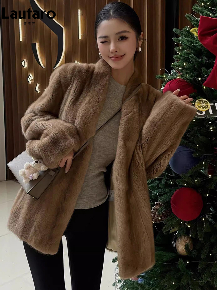 라우타로 가을 겨울 두꺼운 따뜻한 인조 밍크 퍼 코트  - Winter Clothing Trends 2026 리뷰 및 가격