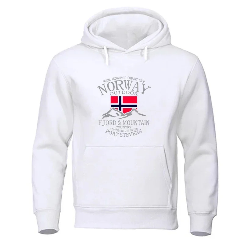 노르웨이 피요르드 산 남성 긴팔 후드티 가을 및 겨울  - Winter Clothing Norway 리뷰 및 가격