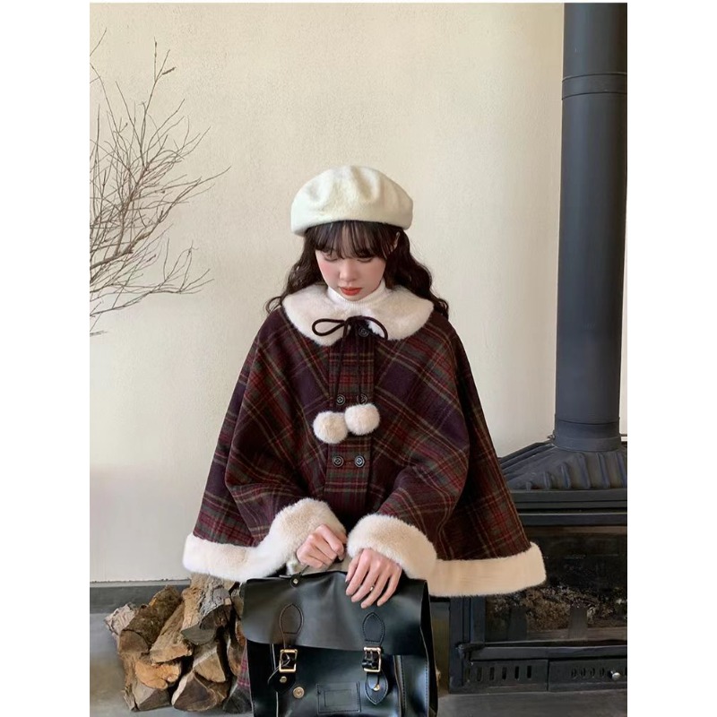 달콤한 일본 로리타 귀여운 스커트 세트 여성용 망토 자 - Winter Clothing Types 리뷰 및 가격