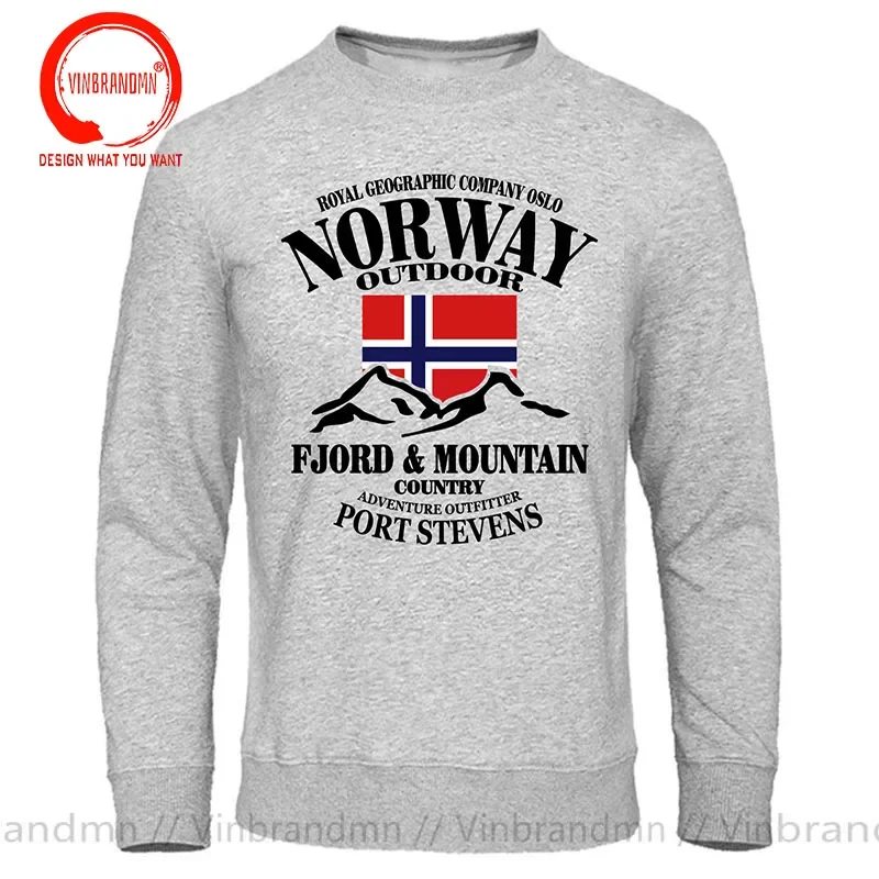 노르웨이 피요르드 마운틴 프린트 스웨터 남성용 후드 가 - Winter Clothing Norway 리뷰 및 가격