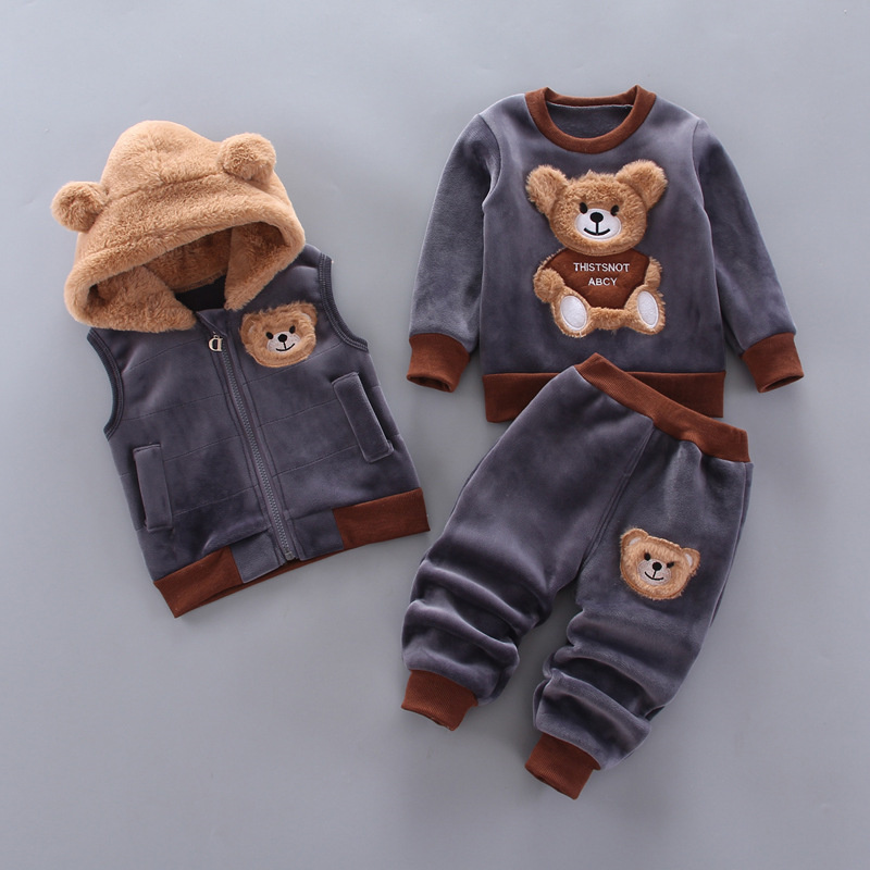 겨울 아기 ​​의류 세트 가을 소년 소녀 두꺼운 따뜻한 - Winter Clothing Activity 리뷰 및 가격