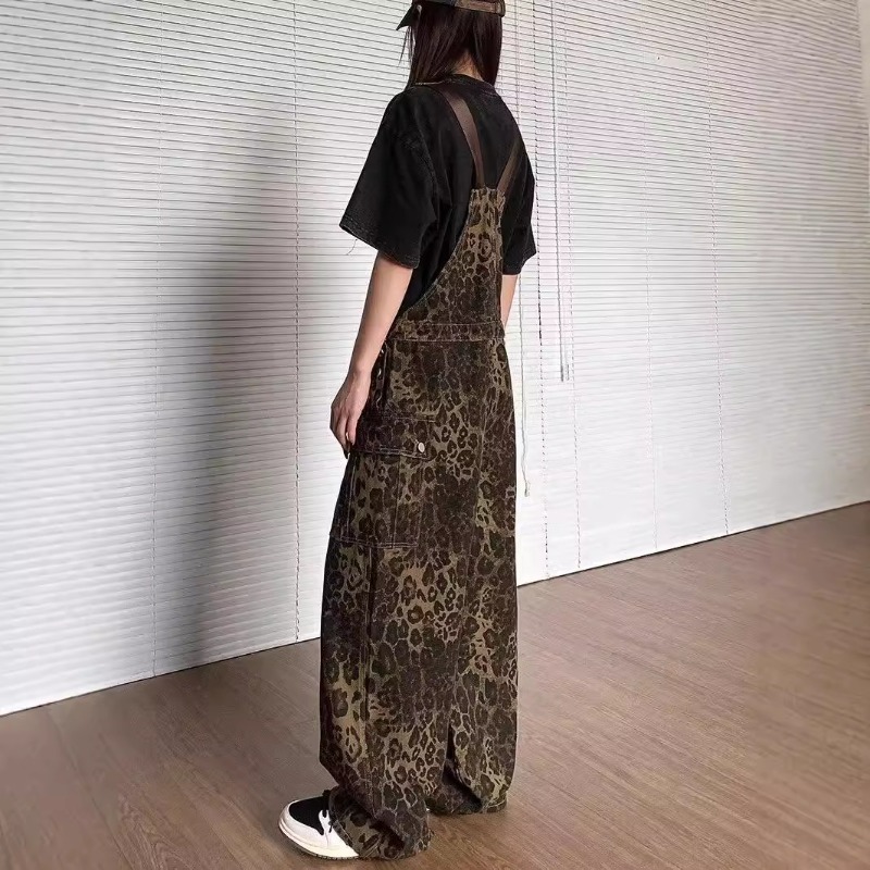 2026 신상 여성 의류 레오파드 프린트 데님 오버올  - Winter Clothing Trends For Women 리뷰 및 가격