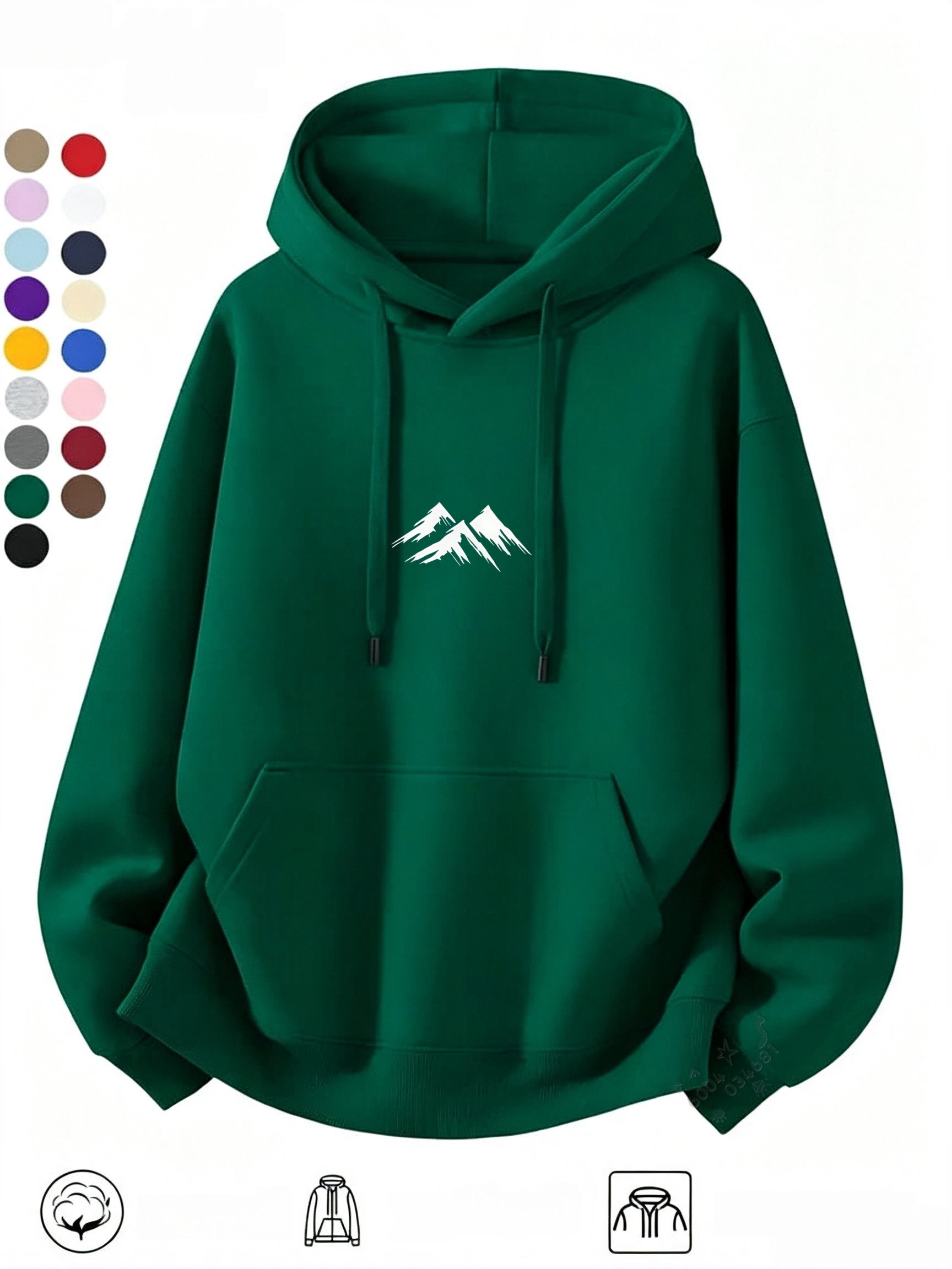 남성용 캐주얼 편안한 루즈핏 플리스 스포츠 후드 스웨터 - Winter Clothing Essential 리뷰 및 가격