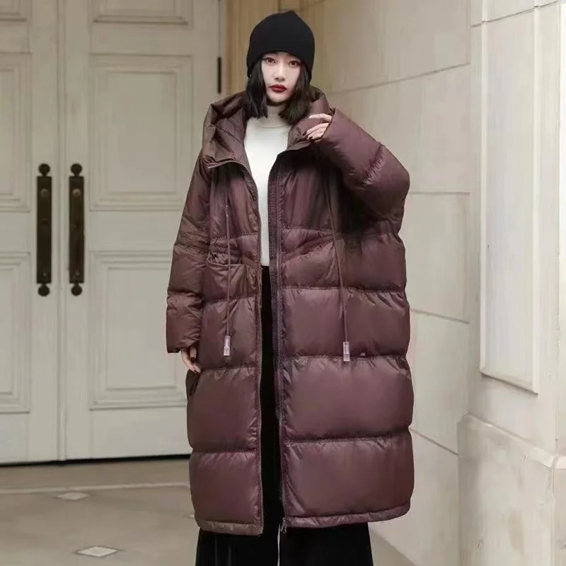 Schinteon 여성용 화이트 오리 다운 재킷 후드  - Winter Clothing Trends 2026 리뷰 및 가격
