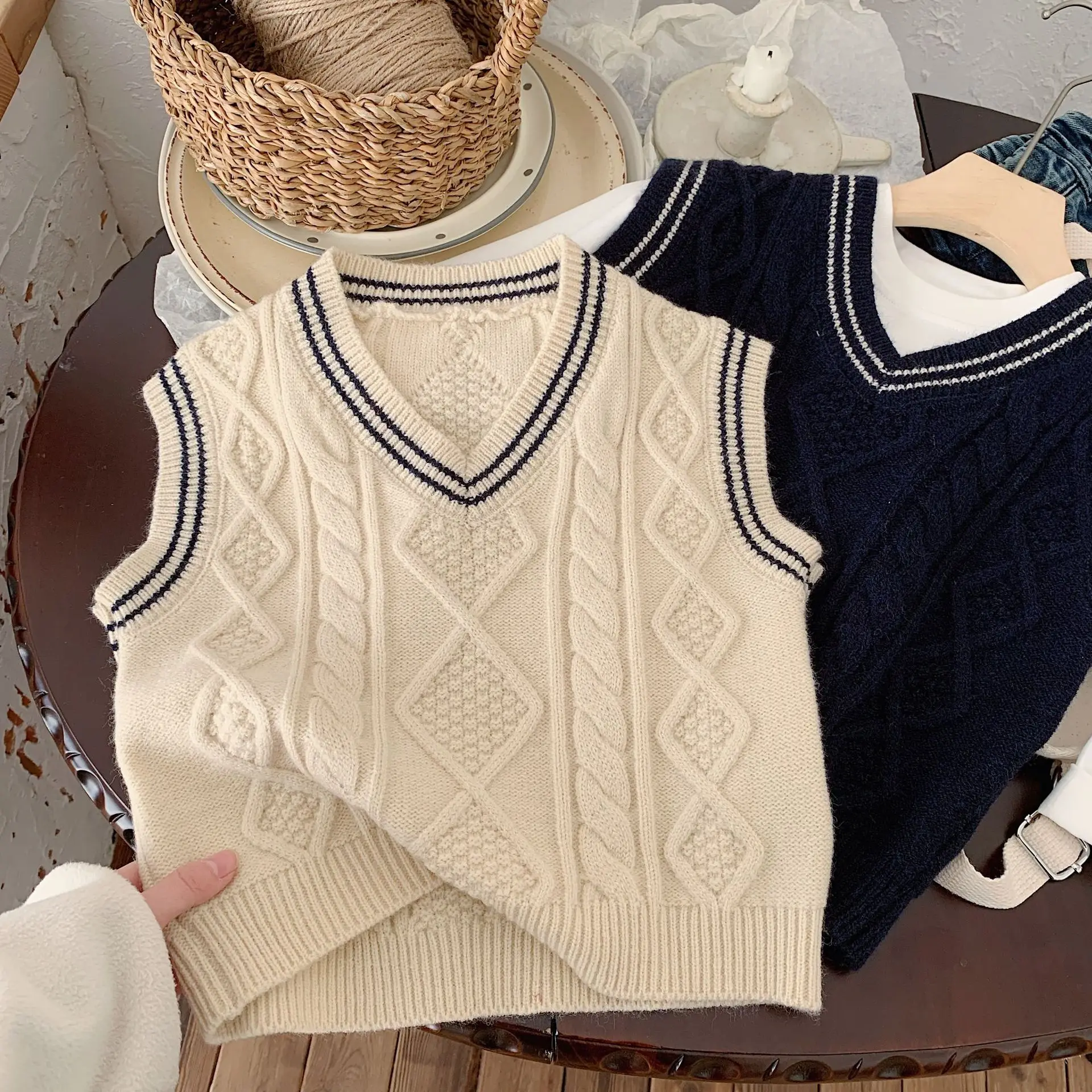 아동 조끼 가을 베이비 키즈 의류 소년 v 넥 조끼 니 - Winter Clothing Activity 리뷰 및 가격